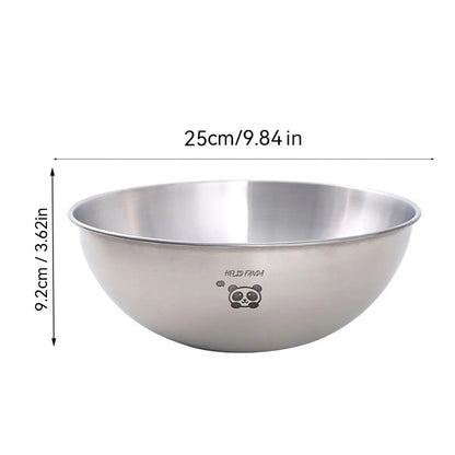 Saladier Inox Gradué 304 – Bol à Mélanger 19/25 cm