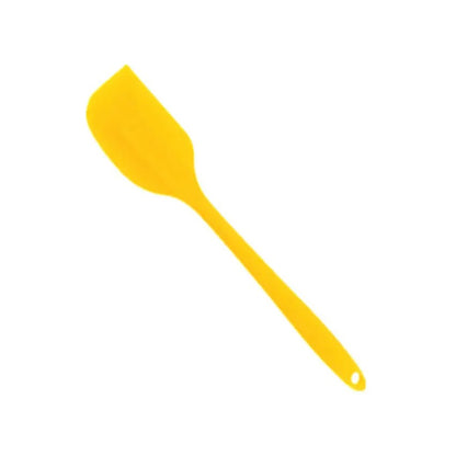 Maryse en silicone Spatule de cuisine résistante pour pâtisserie et cuisine de couleur jaune