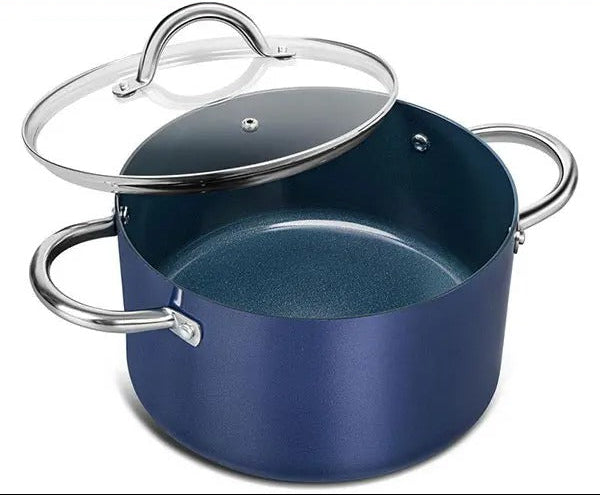Marmite 6 L en Céramique Antiadhésive avec Couvercle – Tous Feux, idéale pour cuisiner des plats savoureux