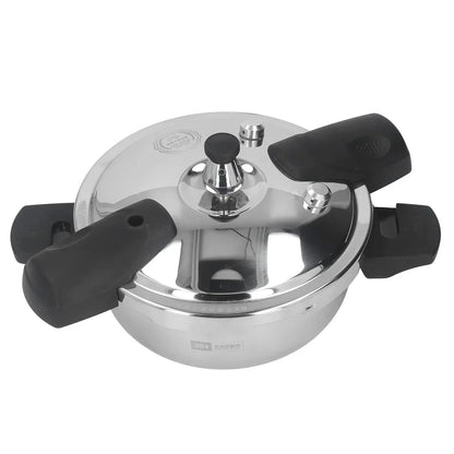 Mini Autocuiseur Inox 1,8 L Compatible Induction et Gaz avec poignées ergonomiques pour une cuisson rapide