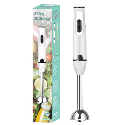 Mixeur Plongeant Électrique 400W – Inox avec design élégant et boîte colorée pour la cuisine moderne