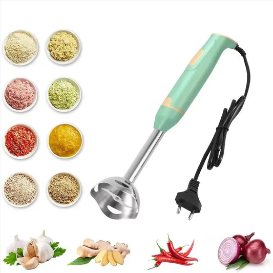 Mixeur Plongeant Électrique 400W – Inox avec tête en acier inoxydable et câble d'alimentation pour cuisiner facilement