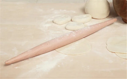 Rouleau à Pâtisserie en Bois – 27 à 58 cm avec une surface lisse et farine pour la pâtisserie