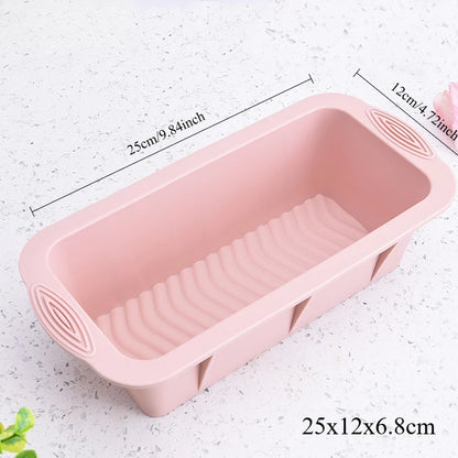 Moule à cake Rectangulaire en Silicone – Four & Congélateur, idéal pour la cuisson et la congélation des gâteaux