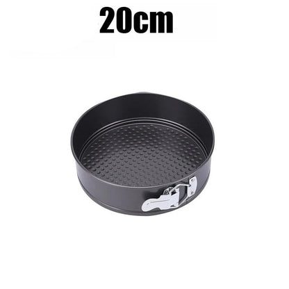 Moule à Charnière en Acier Carbone de 20 cm avec fond antiadhésif et système de verrouillage pratique