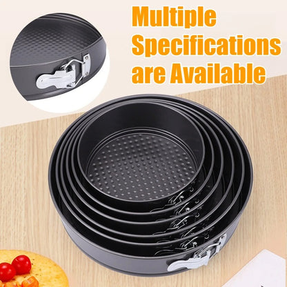 Moule à Charnière en Acier Carbone – 20, 22 cm ou Lot de 3, conçu pour une cuisson parfaite des gâteaux