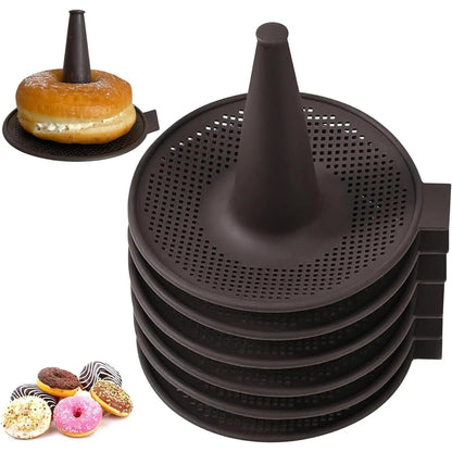 Moule à Donuts Silicone Antiadhésif – Pack 2, 4 ou 6, avec forme conique pour une cuisson facile des donuts
