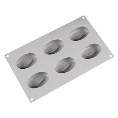 Moule à Gâteau Grain de Café en Silicone 3D pour créations pâtissières délicates et originales