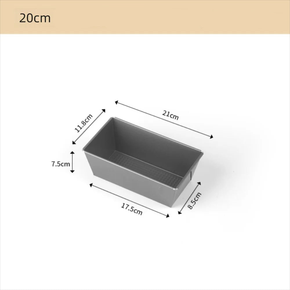 Moule à Pain en Acier Carbone Antiadhésif avec dimensions de 21cm x 17.5cm x 8.5cm pour la cuisson parfaite
