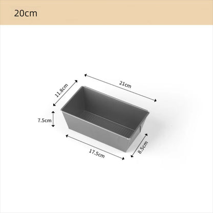 Moule à Pain en Acier Carbone Antiadhésif avec dimensions de 21cm x 17.5cm x 8.5cm pour la cuisson parfaite