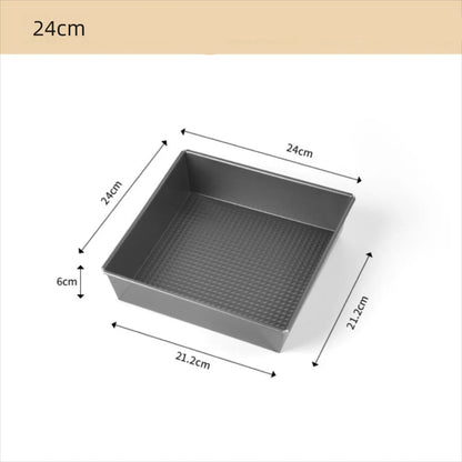 Moule à Pain en Acier Carbone Antiadhésif de 24 cm avec dimensions et surface rugueuse pour une cuisson parfaite