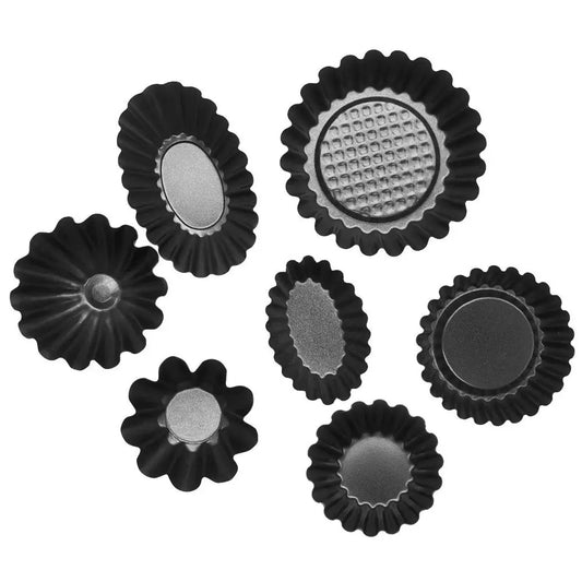 Moule à Tartelettes Antiadhésif – Résultat Pro au Four avec différentes formes pour pâtisserie