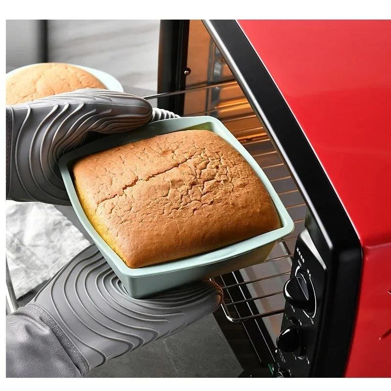 Moule Carré en Silicone – Brownies, Gâteaux & Air Fryer, facile à utiliser pour des pâtisseries parfaites