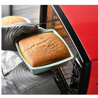Moule Carré en Silicone – Brownies, Gâteaux & Air Fryer, facile à utiliser pour des pâtisseries parfaites