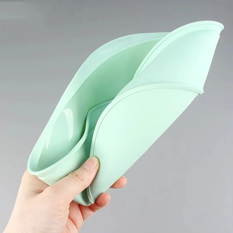 Moule Carré en Silicone pour Brownies, Gâteaux & Air Fryer en couleur verte, facile à manipuler
