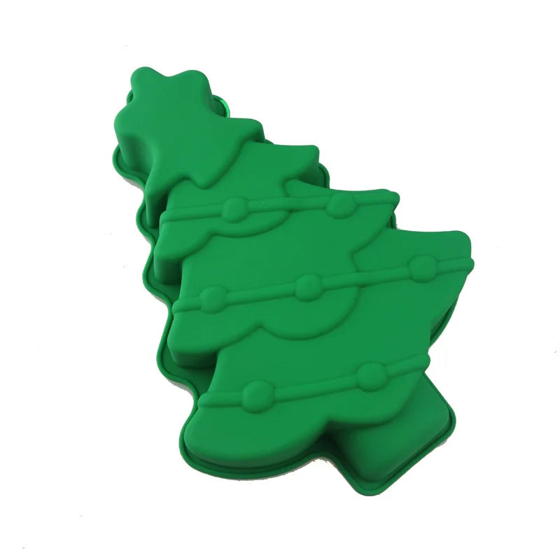 Moule Silicone Sapin Noël – Chocolats et Biscuits DIY en silicone vert pour créations festives