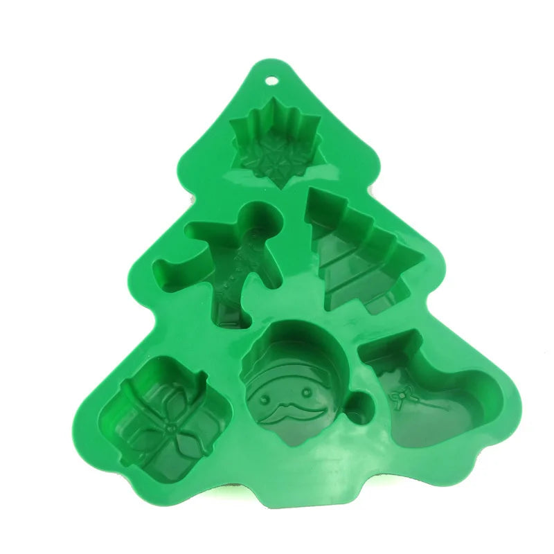 Moule Silicone Sapin Noël – Chocolats et Biscuits DIY en forme de sapin et décorations de Noël