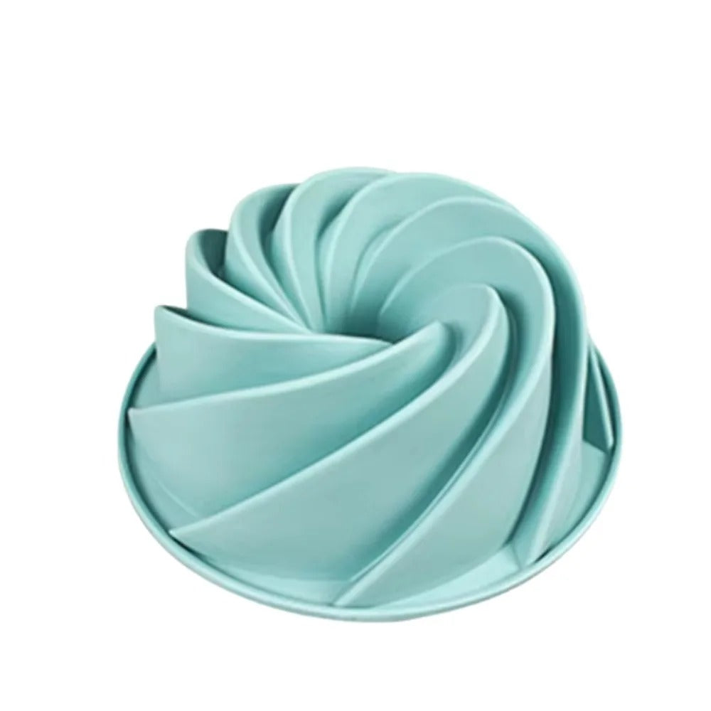 Moules Silicone Pâtisserie Antiadhésifs Gâteaux et Cakes en vert menthe pour la cuisson facile