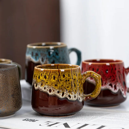 Mugs en Céramique Clay 350 ml – Tasse Universelle avec des designs colorés et des finitions variées