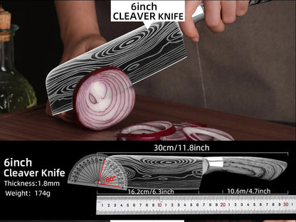 Couteaux de Chef MYVIT – Pro en Acier 7CR Tranchant : couteau à désosser de 15 cm avec lame tranchante et design élégant.
