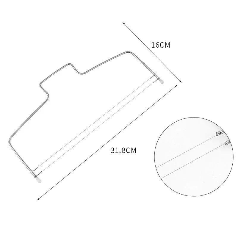 Niveleur à Gâteau Réglable – Coupe-Gâteau Inox en acier inoxydable pour des couches de gâteau parfaites