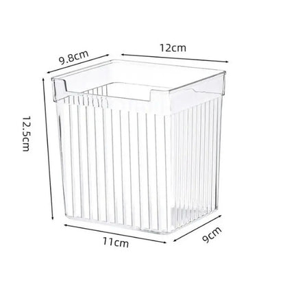 Organisateur de Frigo Transparent Empilable – Gain de Place en plastique pour une cuisine bien rangée