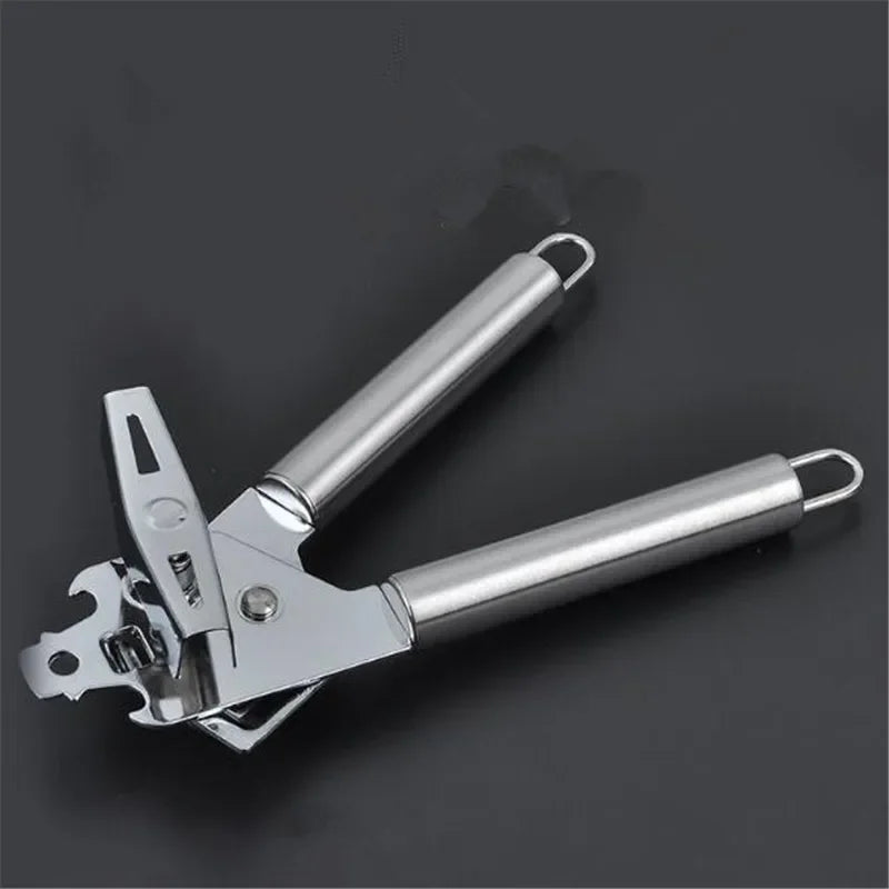 Ouvre-Boîtes manuel Inox Multifonction Durable avec poignées ergonomiques en inox pour une utilisation facile