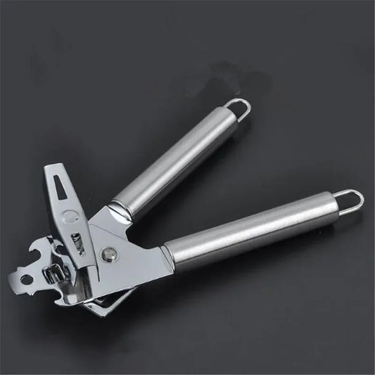 Ouvre-Boîtes manuel Inox Multifonction Durable avec poignées ergonomiques en inox pour une utilisation facile