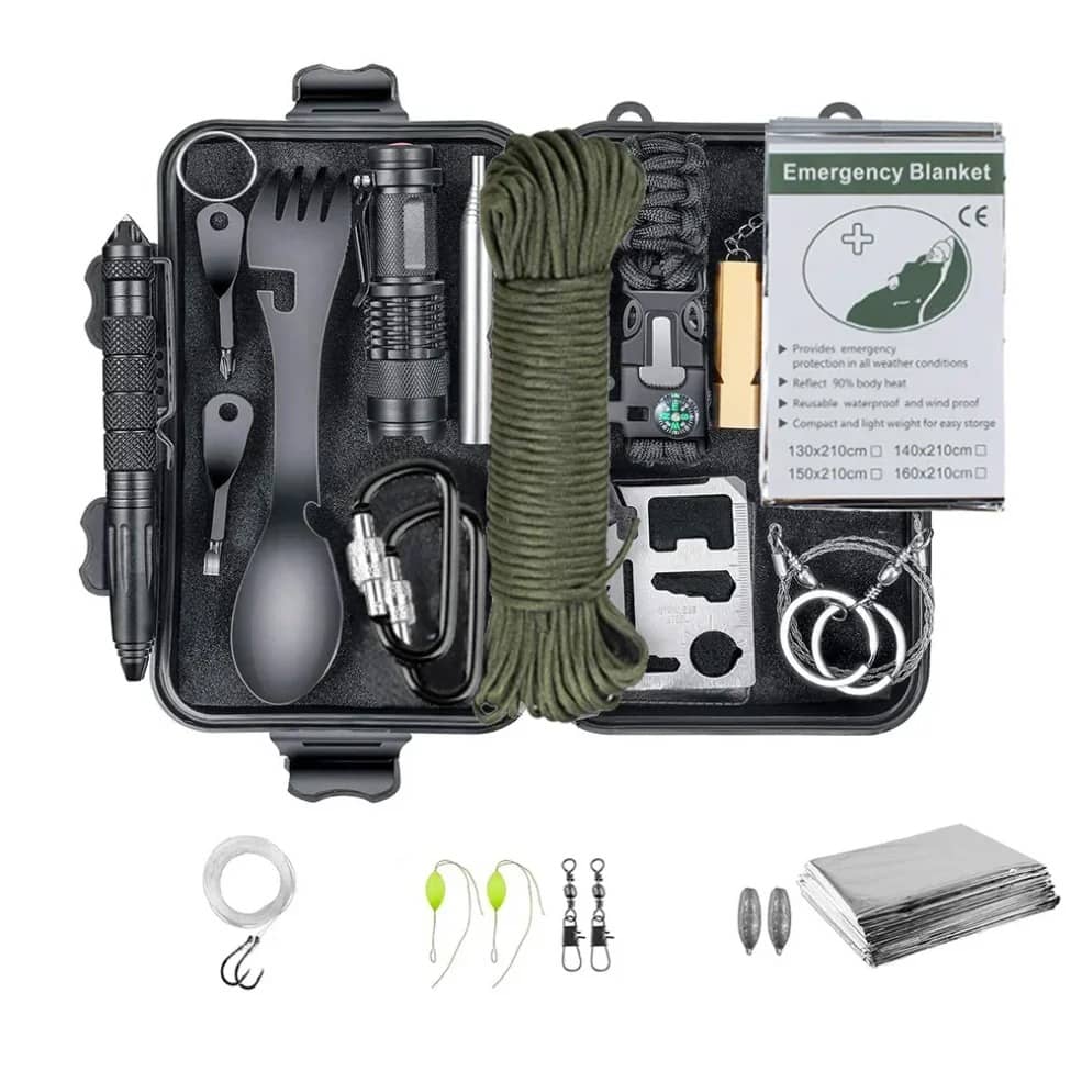 Boite de survie pour le Pack Survie Solo 72h – Kit complet Guide PDF offert
