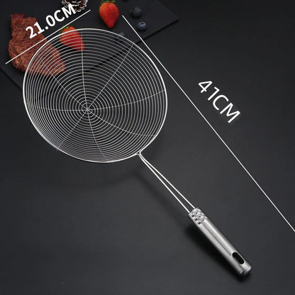 Passoire Inox Cuisine – Égouttoir et Filtre Multifonction en acier inoxydable avec manche long
