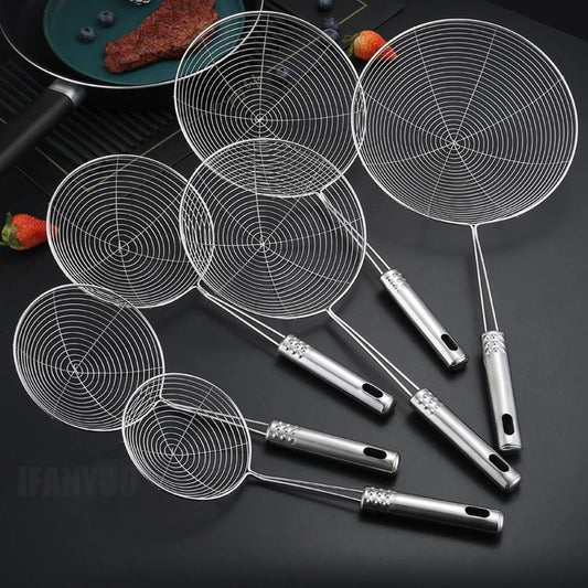 Passoire Inox Cuisine – Égouttoir et Filtre Multifonction avec plusieurs tailles pour cuisine professionnelle