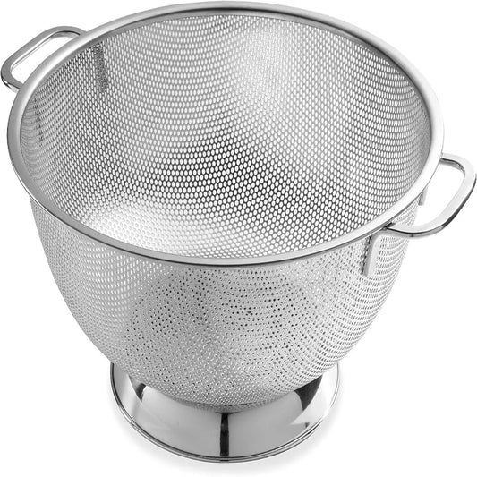 Passoire Inox Microperforée 22,5 cm à Deux Anses idéale pour égoutter les aliments