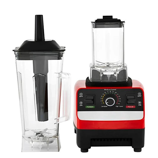 Blender 2000W 2L Mixeur de table haute puissance avec bol transparent pour smoothies et soupes