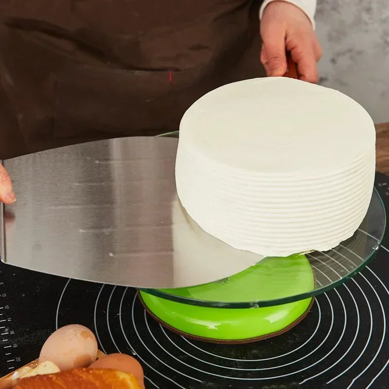 Pelle à Gâteau en Inox – Lève-Gâteau pour Transfert d'un gâteau sur une base en verre