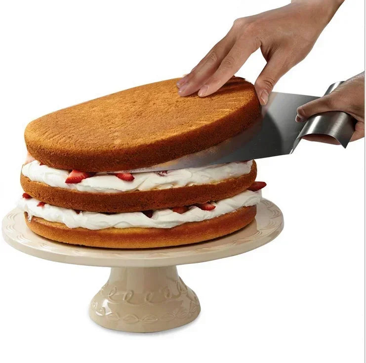 Pelle à Gâteau en Inox – Lève-Gâteau pour Transfert d'un gâteau avec crème et fraises