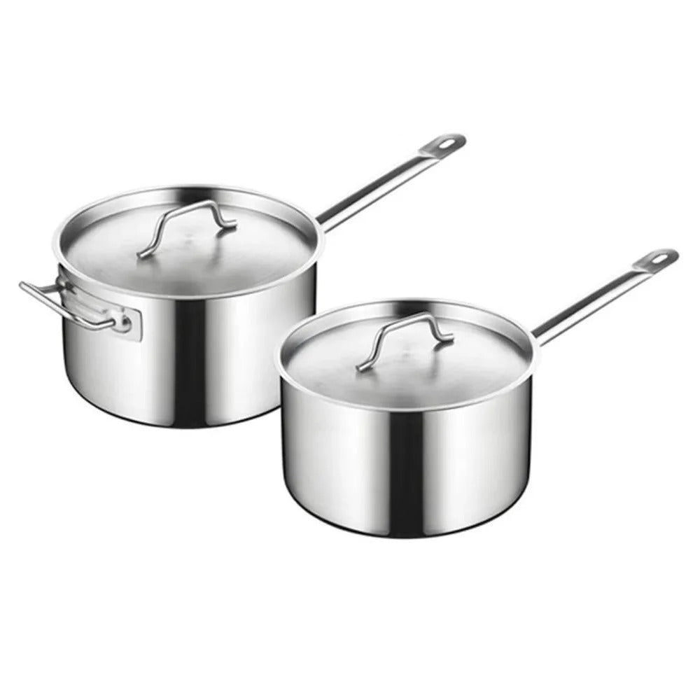 Petite Casserole Inox avec Couvercle – Induction & Tous Feux, idéale pour la cuisson quotidienne