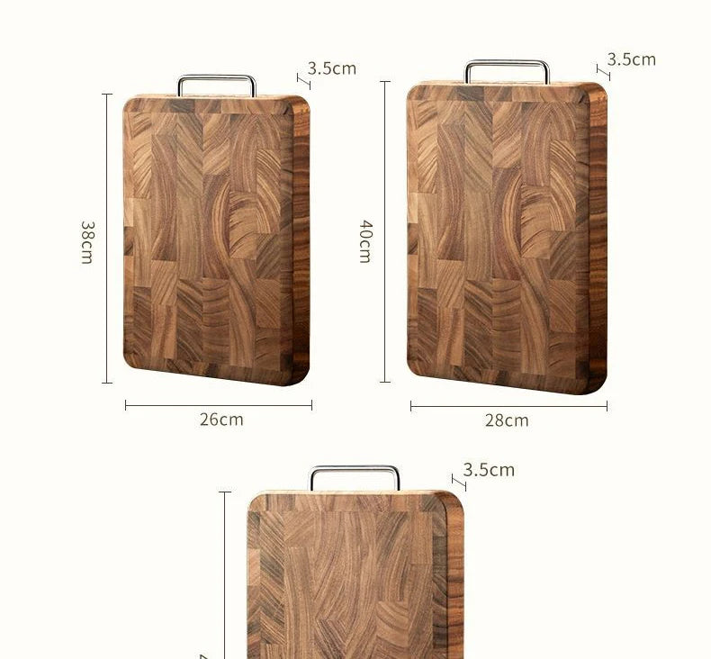 Planche à découper en noyer éco-responsable – Solide, durable avec une finition élégante et résistante aux chocs