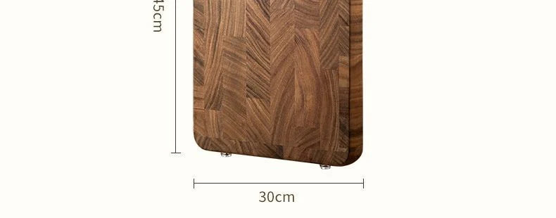 Planche à découper en noyer éco-responsable – Solide, durable avec dimensions de 45 cm x 30 cm