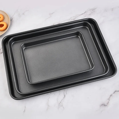 Plaque de cuisson rectangulaire pour four antiadhésive en acier carbone pour  gâteaux et cuisson homogène