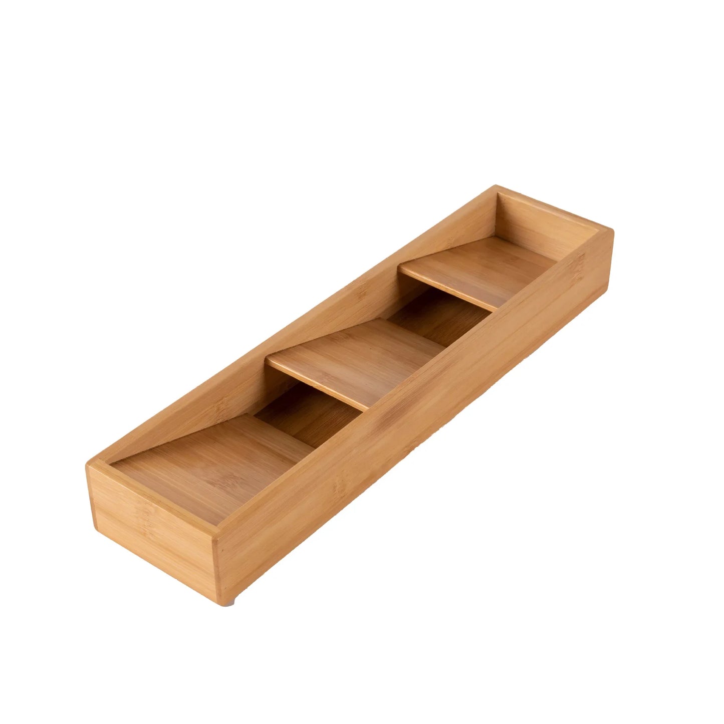 Porte-Couverts de Table Design – Compact et Élégant en bois naturel avec compartiments pour rangement organisé