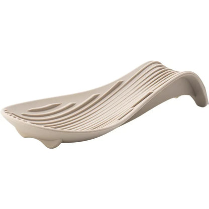 Porte-cuillère en silicone pour cuisine, design élégant et pratique pour garder les surfaces propres