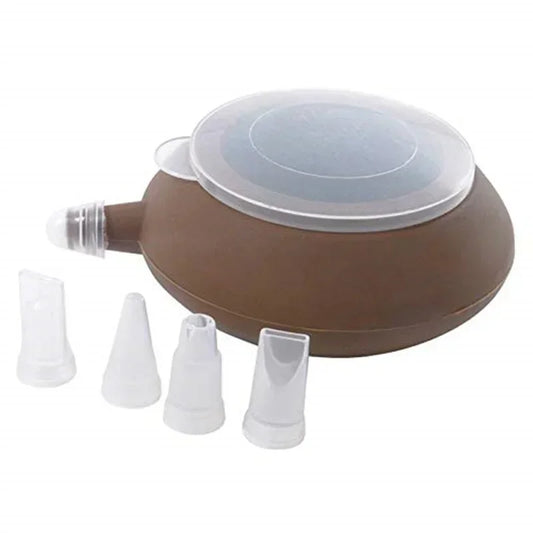 Pot à Macaron en Silicone – Dressage Facile et Précis avec plusieurs embouts de décoration
