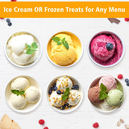 Bols avec des glaces et des desserts glacés, adaptés aux Pots Compatibles Ninja CREAMi 473 ml – Lot de 2 ou 4