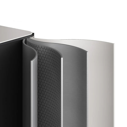 Poubelle de Cuisine 3 Compartiments 45 L en Inox avec design moderne et résistant pour une gestion des déchets efficace