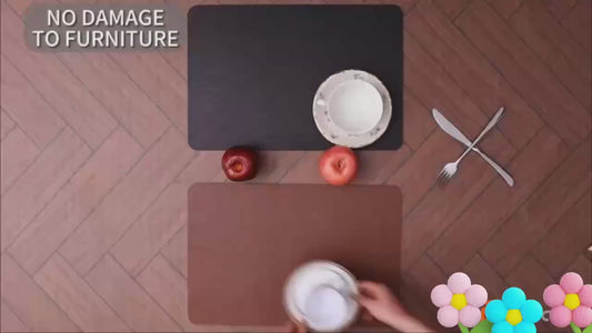 Sets de table design en cuir – Résistants et faciles à nettoyer