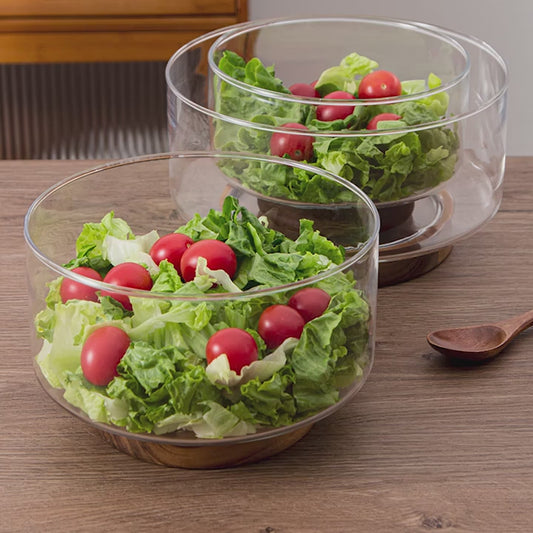 Bol en Verre Transparent – Élégant, Résistant et Polyvalent
