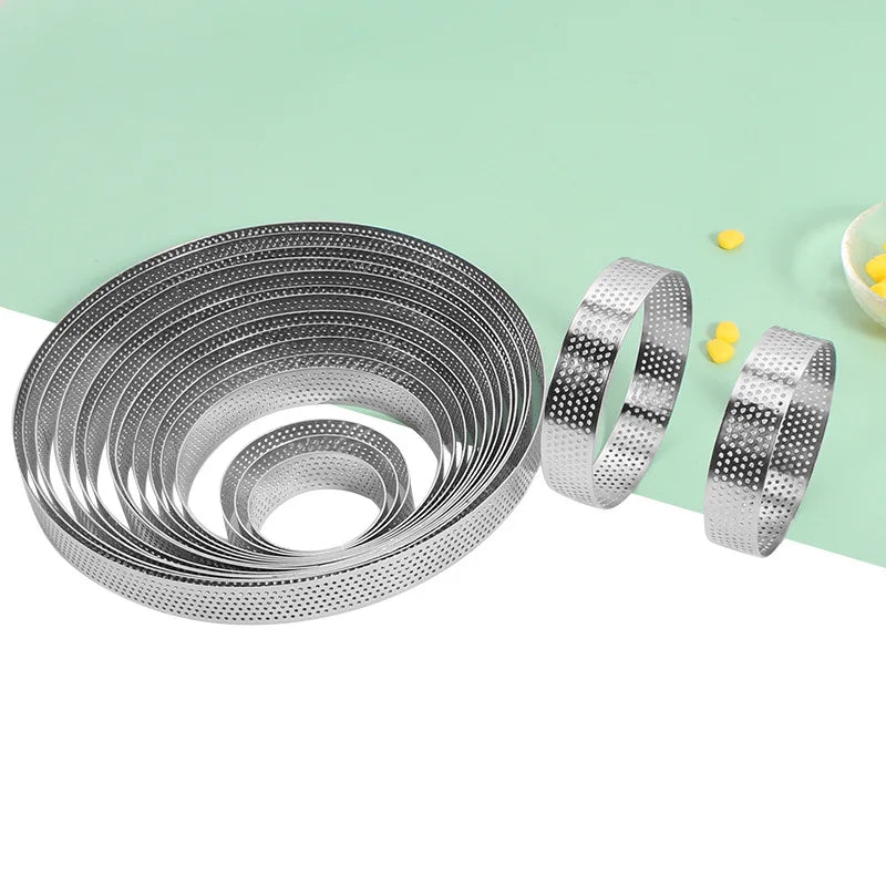 Cercle à Pâtisserie Inox – Moule Rond Pro en acier inoxydable de différentes tailles pour pâtisserie