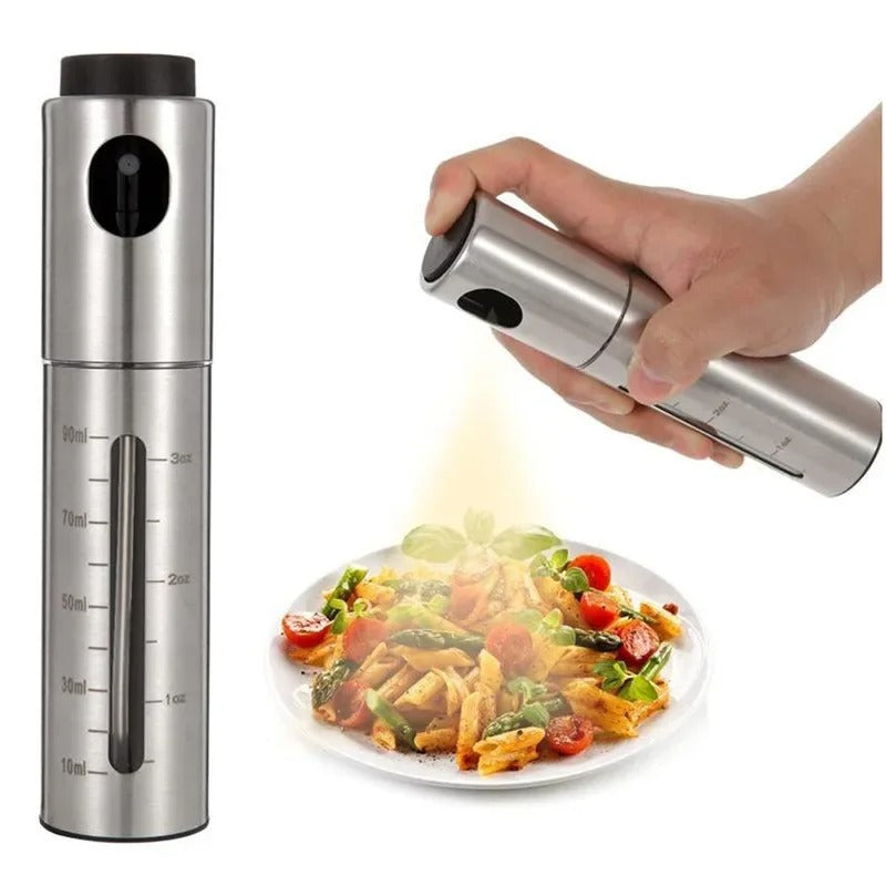 Pulvérisateur d'Huile en Inox 304 avec Doseur pour assaisonner vos plats facilement