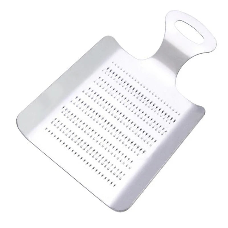 Râpe Inox pour Ail et Gingembre Facile à Utiliser avec surface lisse en acier inoxydable