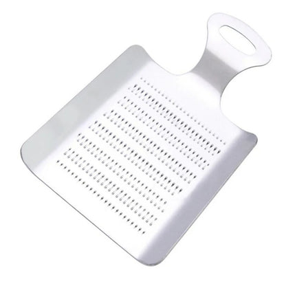 Râpe Inox pour Ail et Gingembre Facile à Utiliser avec surface lisse en acier inoxydable